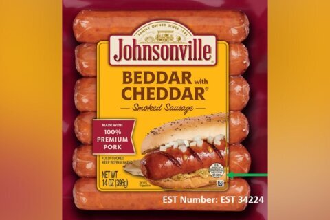 42,000 pounds of Johnsonville Beddar With Cheddar sausages recalled over possible contamination