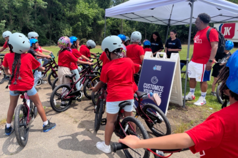 Hundreds of DC kids get new wheels for graduating bike safety school