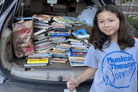 Va. Girl Scout shares love of reading by collecting, donating hundreds of books