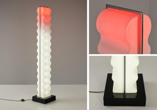 featured image for post: Ettore Sottsass Captures a Shooting Star in This Rare 1970s Floor Lamp