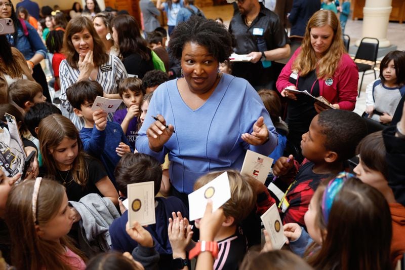 A novel written by Stacey Abrams is reportedly being adapted for the silver screen by Universal Pictures.