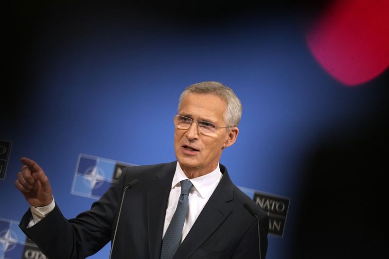 NATO Secretary General Jens Stoltenberg will meet with President Joe Biden today at the White House in Washington.