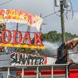 Atlanta fire crews battled a large fire that broke out at the old Kodak building on Ponce de Leon Avenue on Thursday, July 18. -- All text by Rosana Hughes/AJC; photos by John Spink/AJC