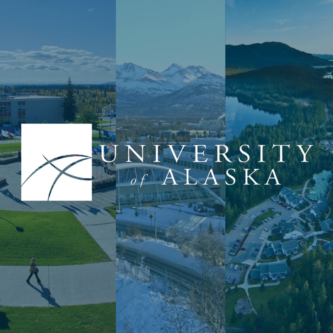 photos of the three universities with a blue overlay and the logo of UA in front