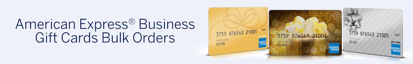 American Express Business Gift Cards Bulk Orders