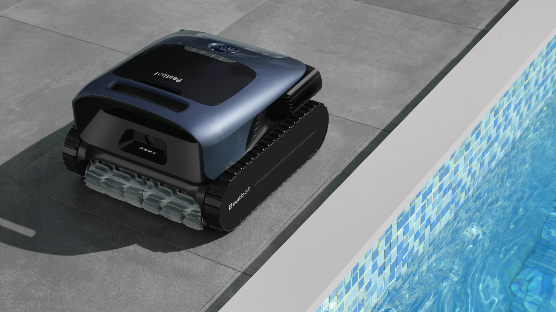 AquaSense Pro next to a pool