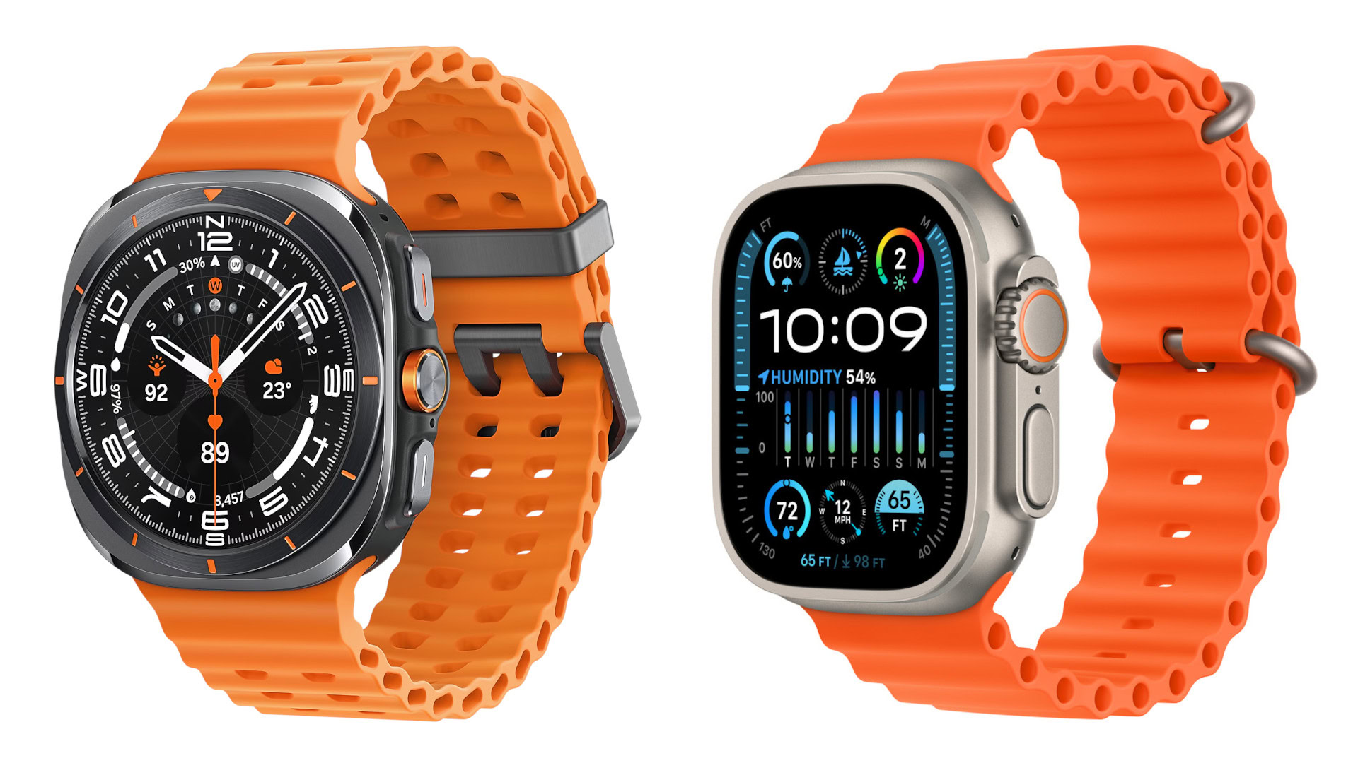 Samsung Galaxy Watch Ultra vs Apple Watch Ultra 2