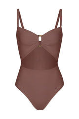 Tortoise Cutout One-Piece