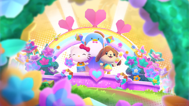 Stillbild från Hello Kitty Island Adventure från Sunblink och Sanrio. 
