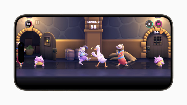 Une image de Punch Kick Duck+ de Shaun Coleman sur un iPhone 15 Pro.