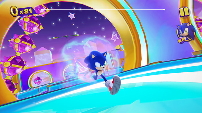 Eine Spielszene aus Sonic Dream Team von SEGA HARDlight.
