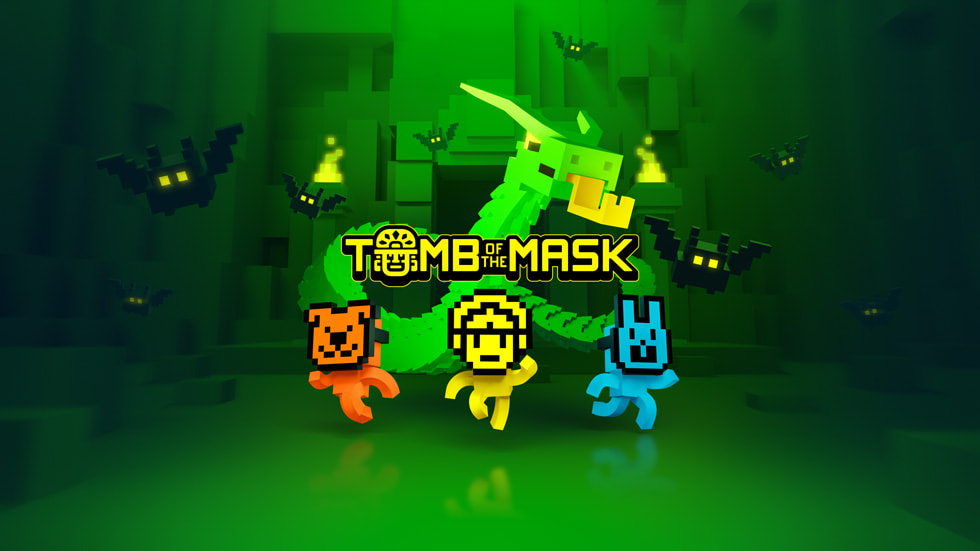 A still from Tomb of the Mask+ by Playgendary.