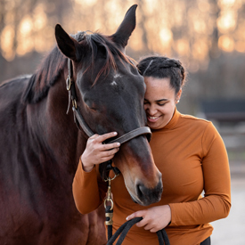 Woman with horse