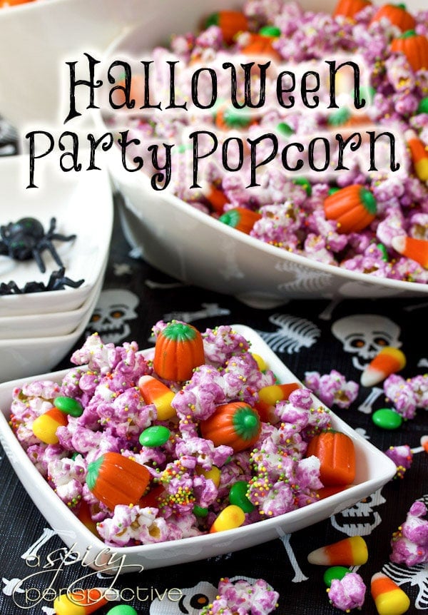 Halloween Popcorn Mix 