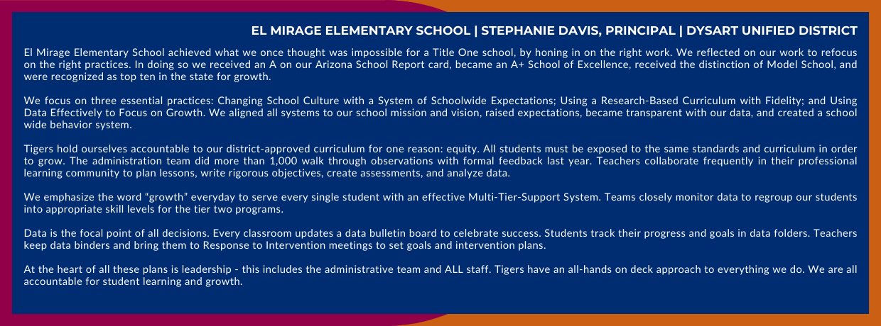 El Mirage Elementary School Showcase