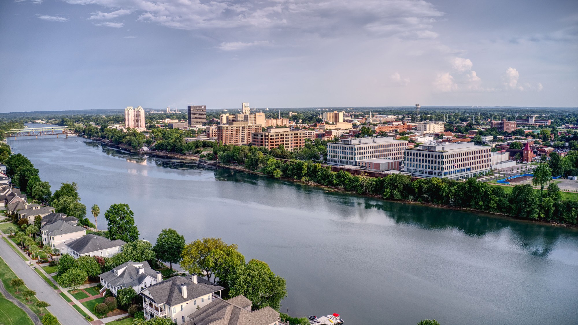 The skyline of downtown Augusta 