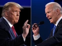 It's the first time Trump and Biden have squared off on the same stage in four years.