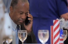 Dr. Ben Carson mocked President Joe Biden's shaky debate performance in attempt to reinforce the Republican Party's initiative to vote for former President Donald Trump at a reception in Pikesville Friday evening.