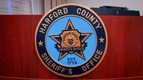 A suspect wanted for a shooting at the Harford Mall in Bel Air nearly a month ago was arrested Sunday, the Harford County Sheriff's Office said.