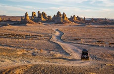 Car in California national park