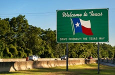 Welcome to Texas sign