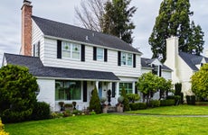 A single-family Colonial-style home