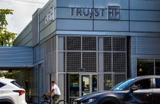 A Truist Financial bank branch in Miami, Florida, US