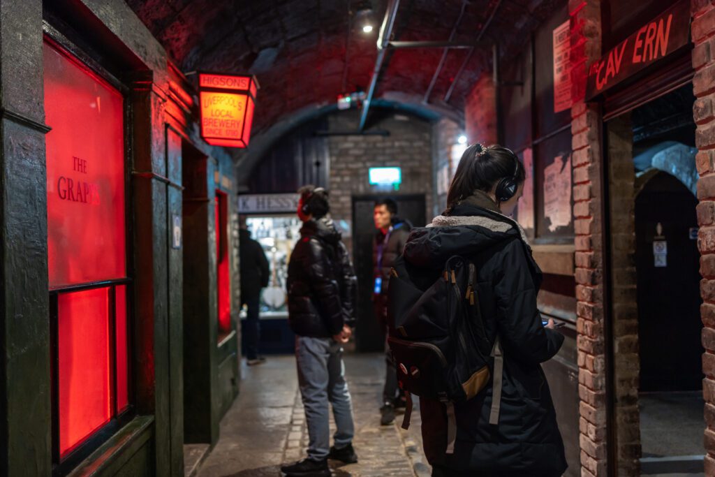 Mathew Street replica at The Beatles Story Museum in Liverpool