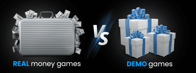 real money casino games vs demo casino games