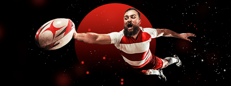 rugby player banner