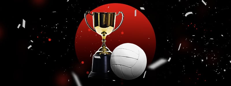 netball ball and trophy