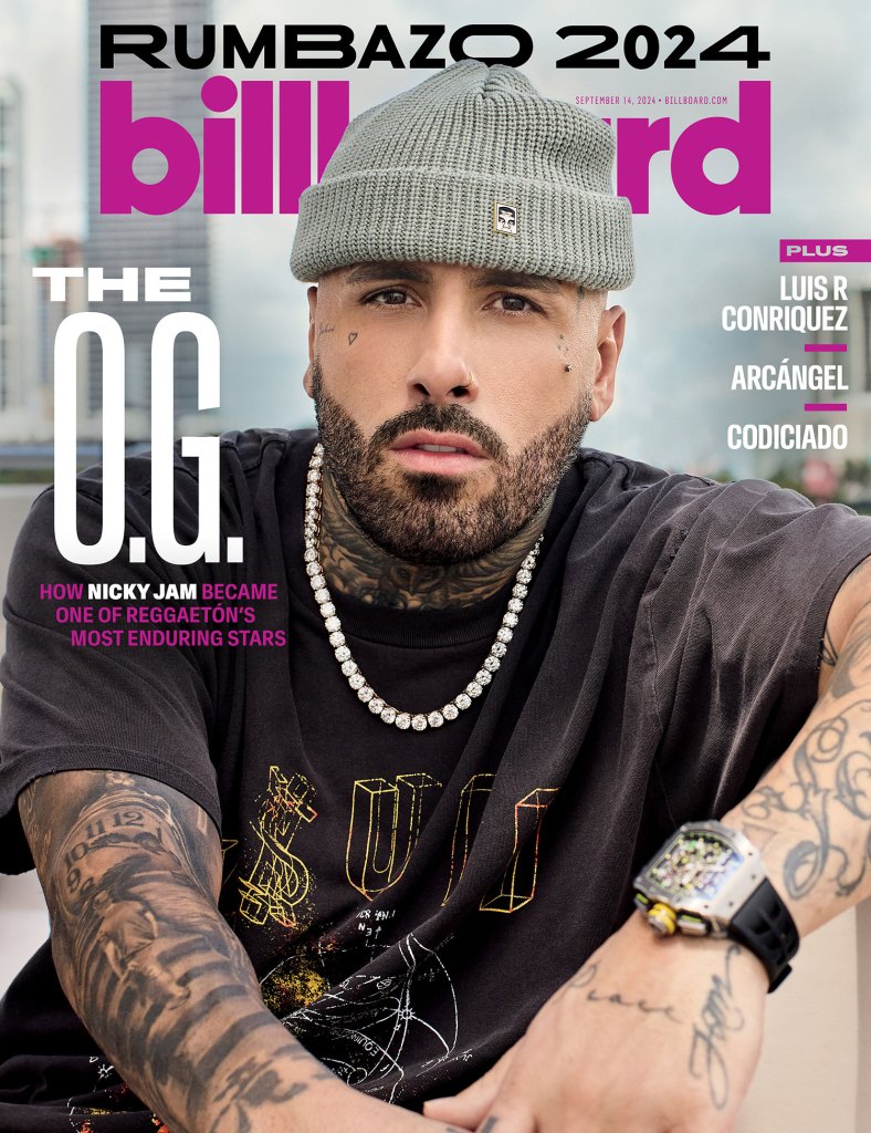 Nicky Jam Billboard Rumbazo Cover September 14, 2024