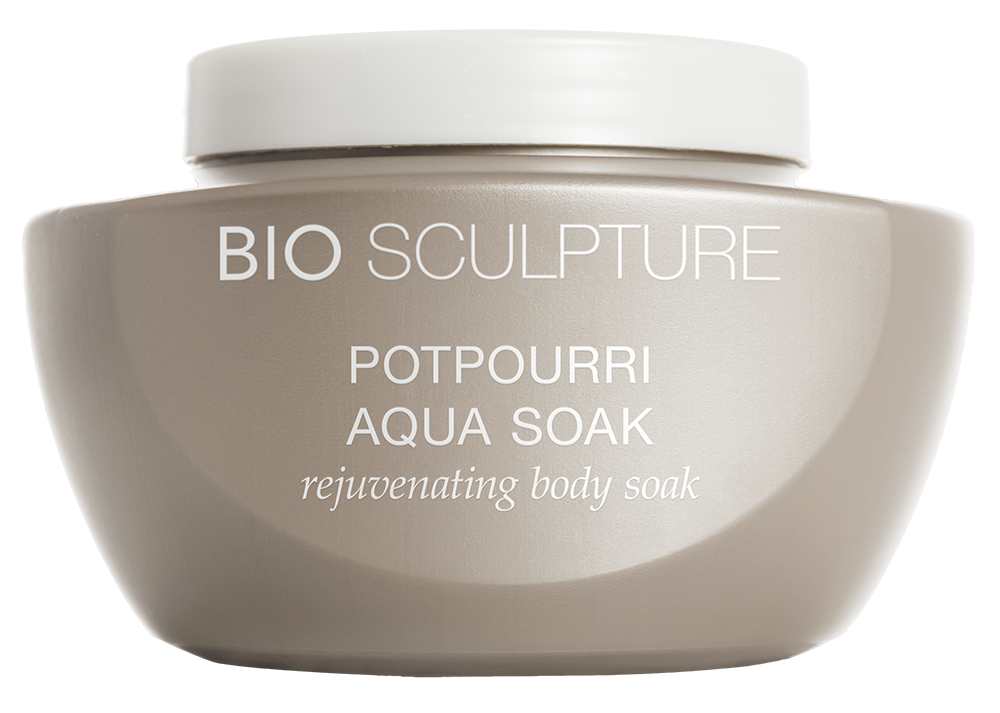 Tub with white cap for 750ml Potpourri Aqua Soak  | Bio Sculpture