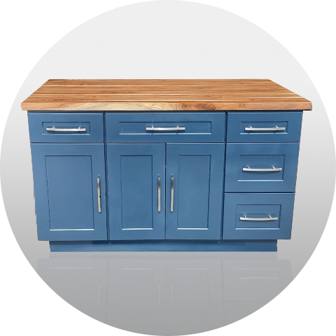 Kitchen Islands & Butcher Block Tables