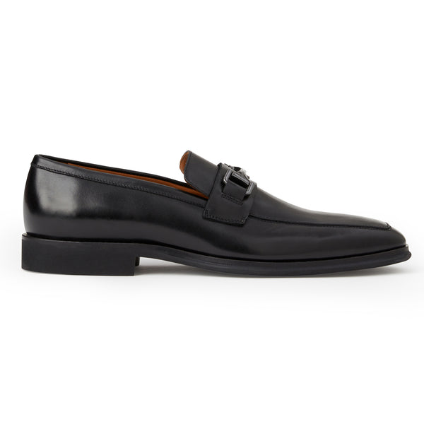 Raging  Bit leather Loafer-Black