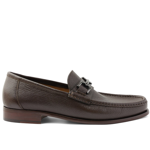 Trieste Classic Leather Moccasin - Dark Brown Cervo