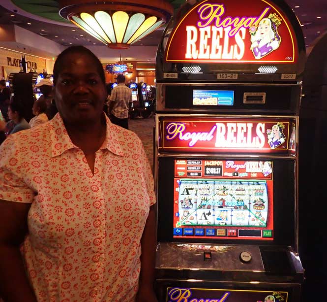 Jackpot Winner Christine M. McGlory smiling