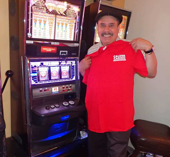 Jackpot Winner Gregory Castro smiling