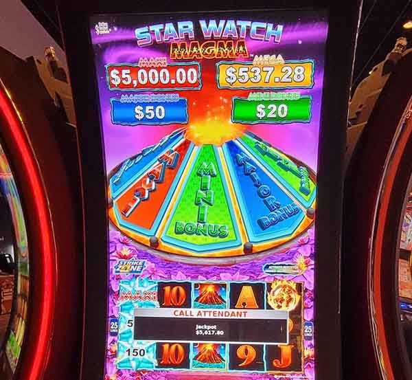 $5617 jackpot won at Calder Casino