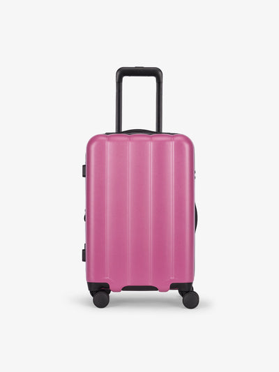 CALPAK Pacific blue carry-on luggage made from an ultra-durable polycarbonate shell and expandable by up to 2