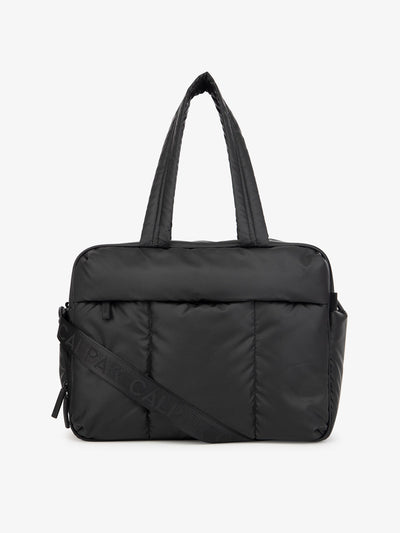 matte black CALPAK Luka duffel bag and weekender; DSM1901-MATTE-BLACK view 1