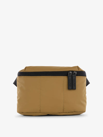 CALPAK Luka Mini Belt Bag with soft puffy exterior in khaki; BBM2201-KHAKI view 1