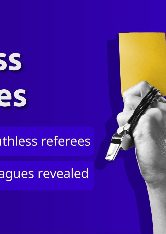 Europe’s most ruthless referees in top football leagues