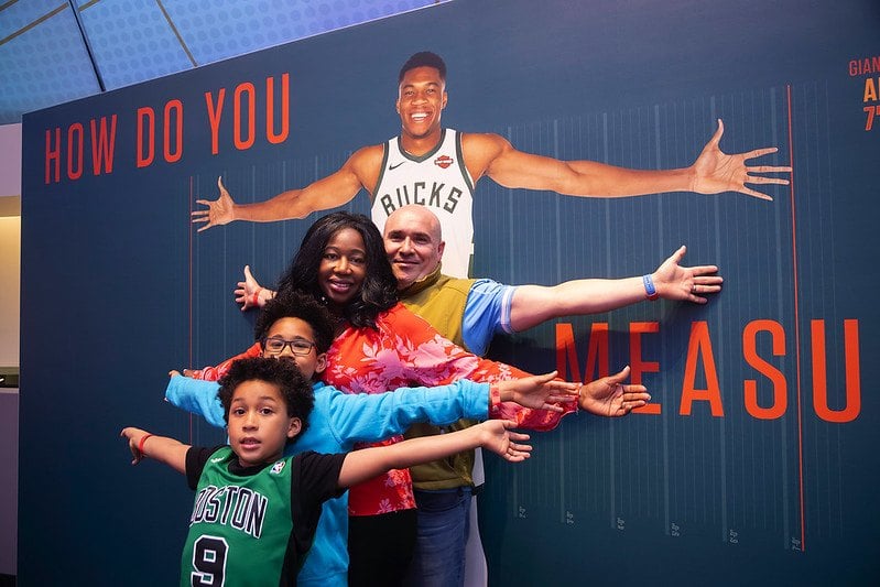 Family measure themselves against Giannis Antetokounmpo