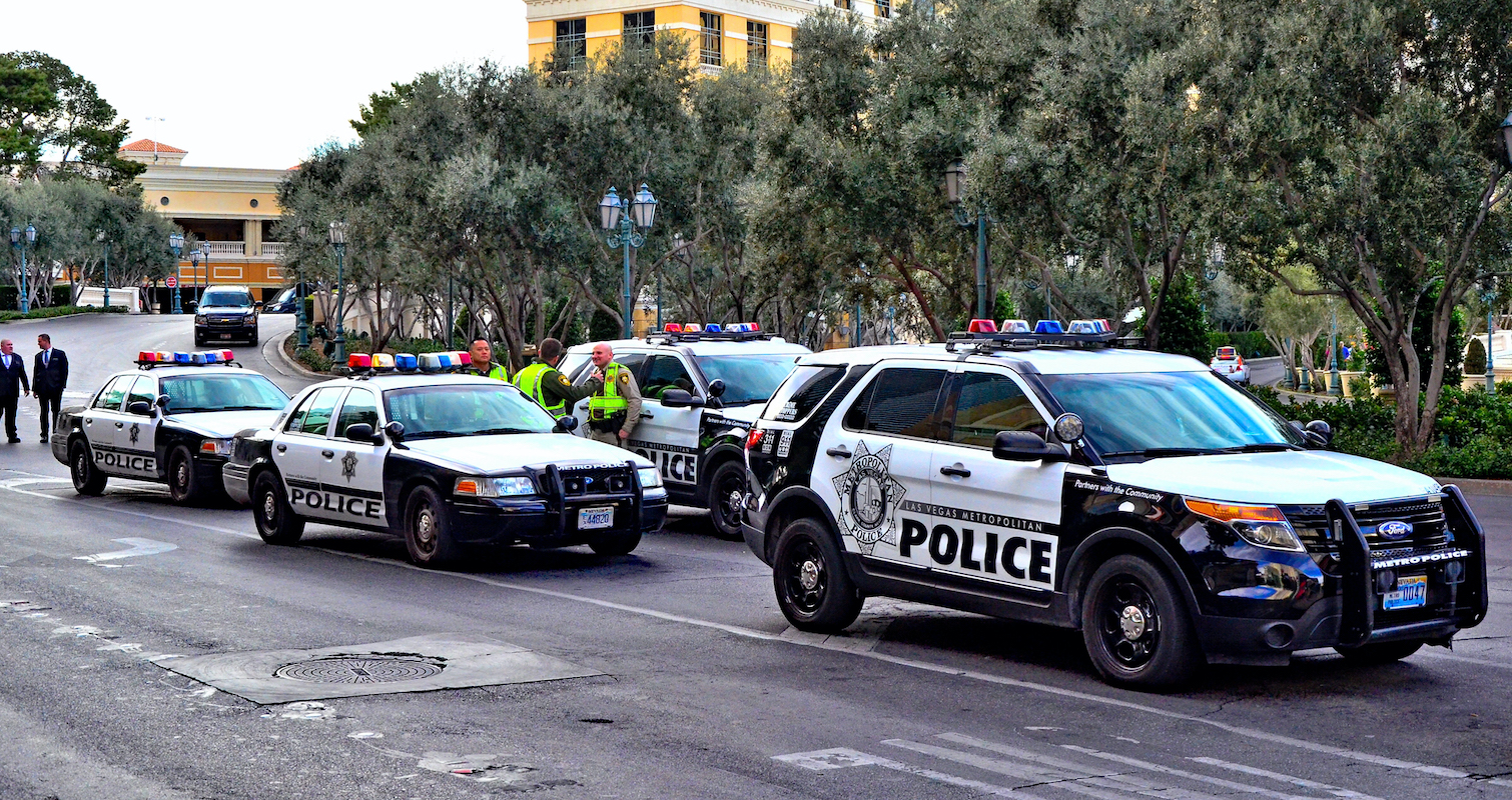 Las vegas police cars