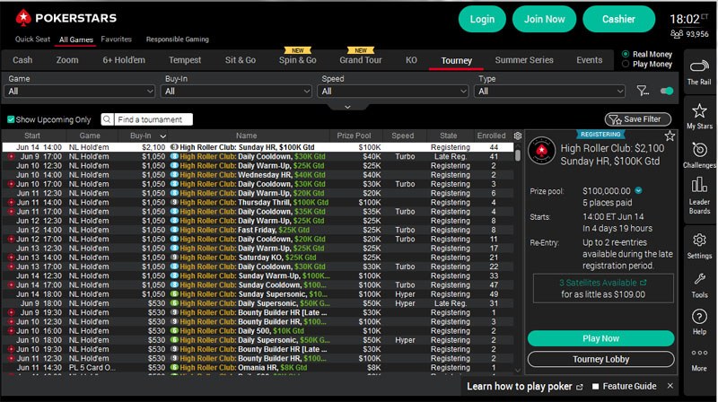 PokerStars client