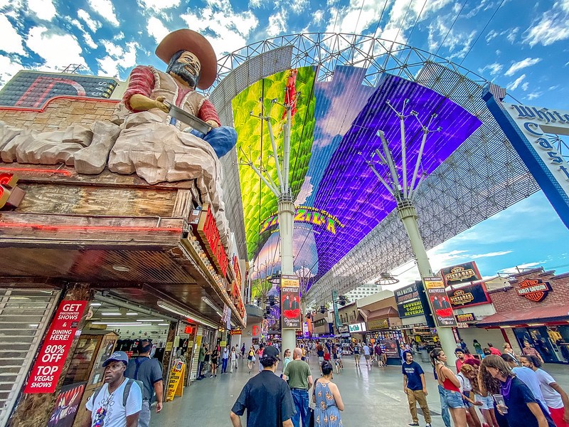 Fremont Street Experience in Downtown Las Vegas