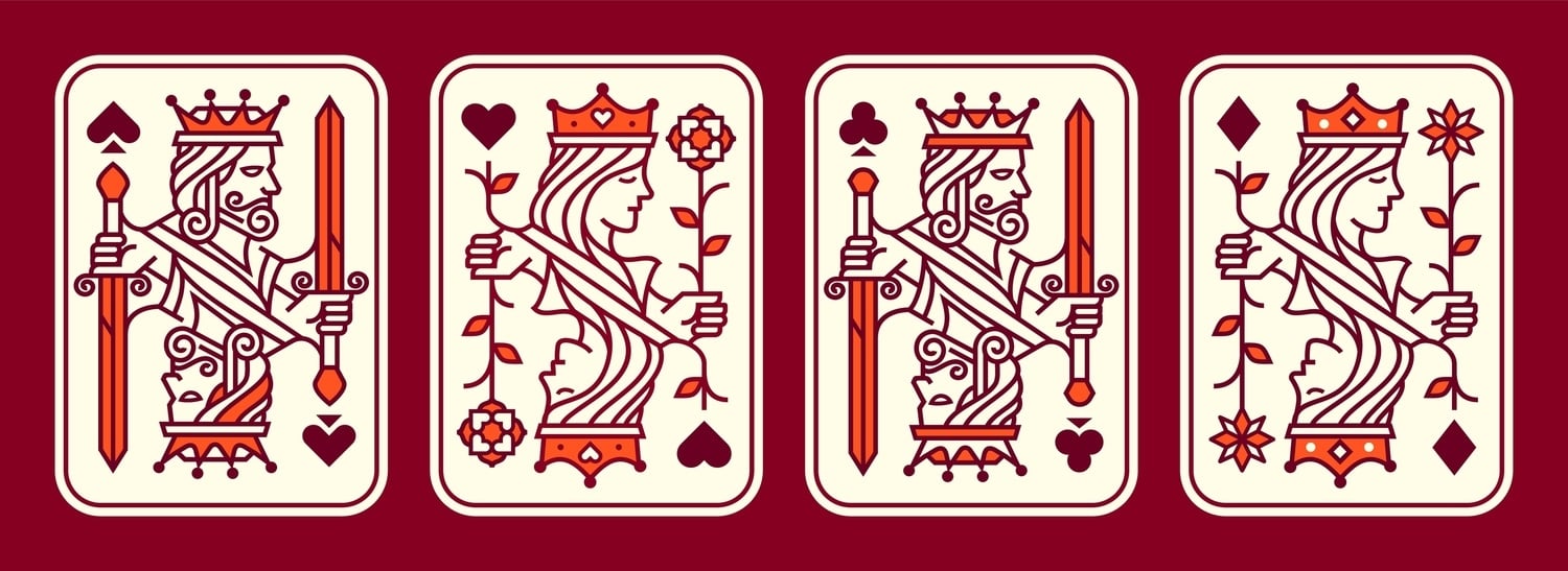 Card hand image for Big 2 Card Game article.