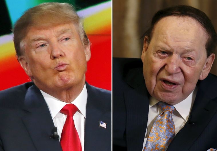 Sheldon Adelson Donald Trump $100 million