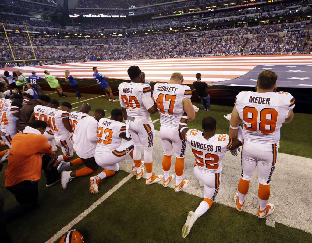 NFL ratings kneel national anthem